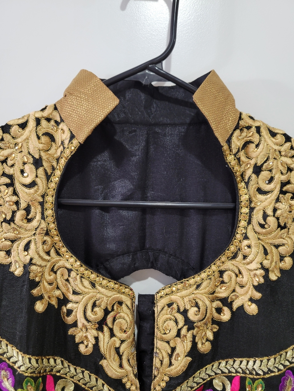 New Boho Anarkali Embroidered & Beaded Tunic Kurta Top XS/S - Picture 8 of 13